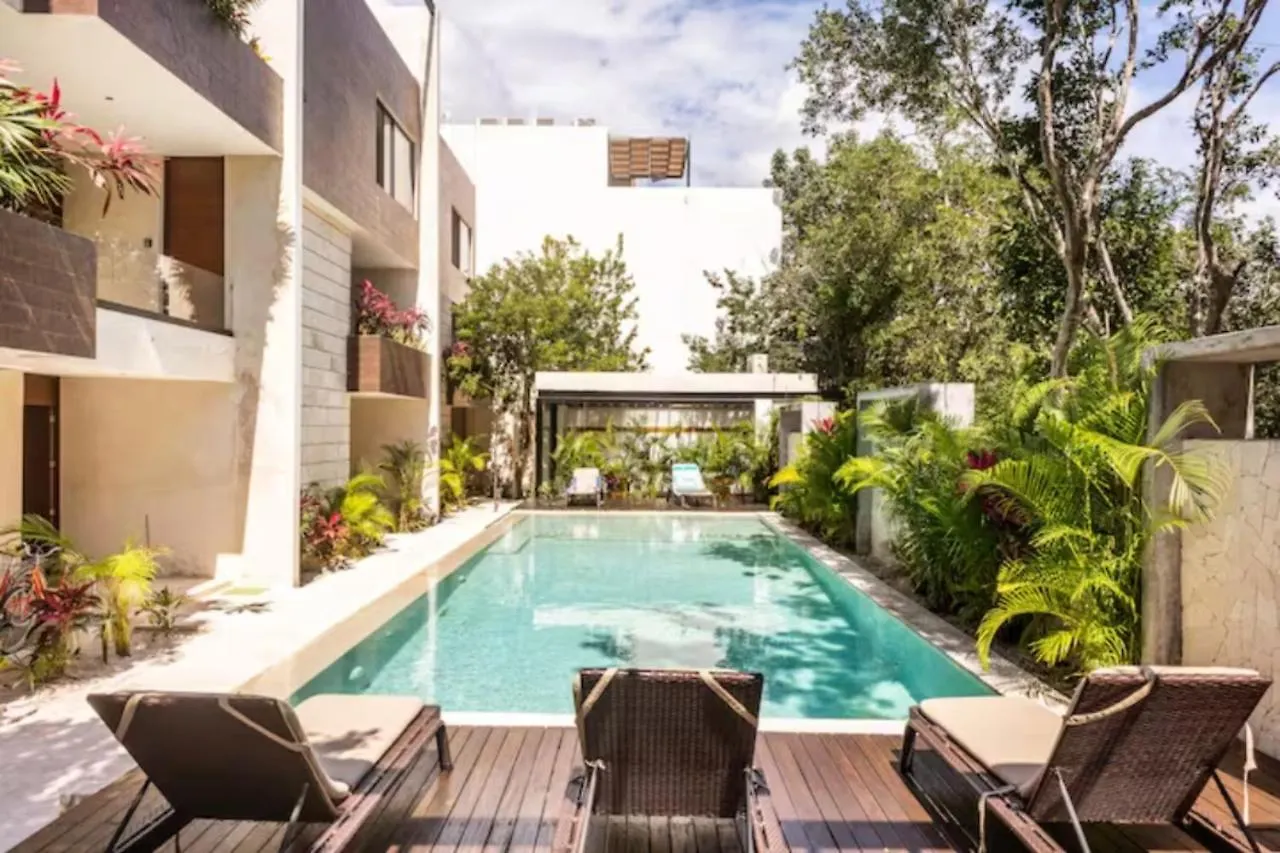 Beautiful & Central Apartment Mareas Gym Pool Tulum Mexico
