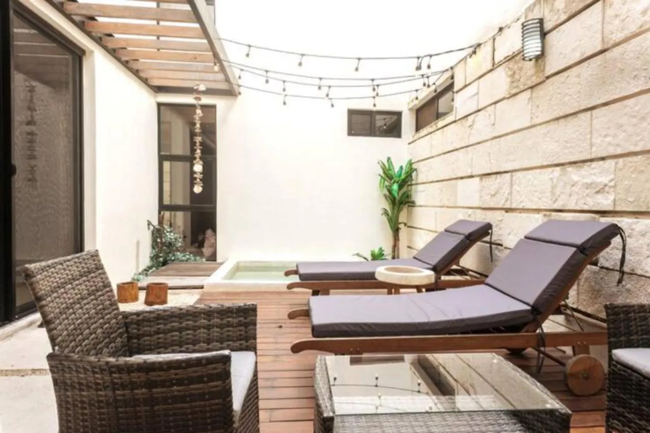 Beautiful & Central Apartment Mareas Gym Pool Tulum Holiday home