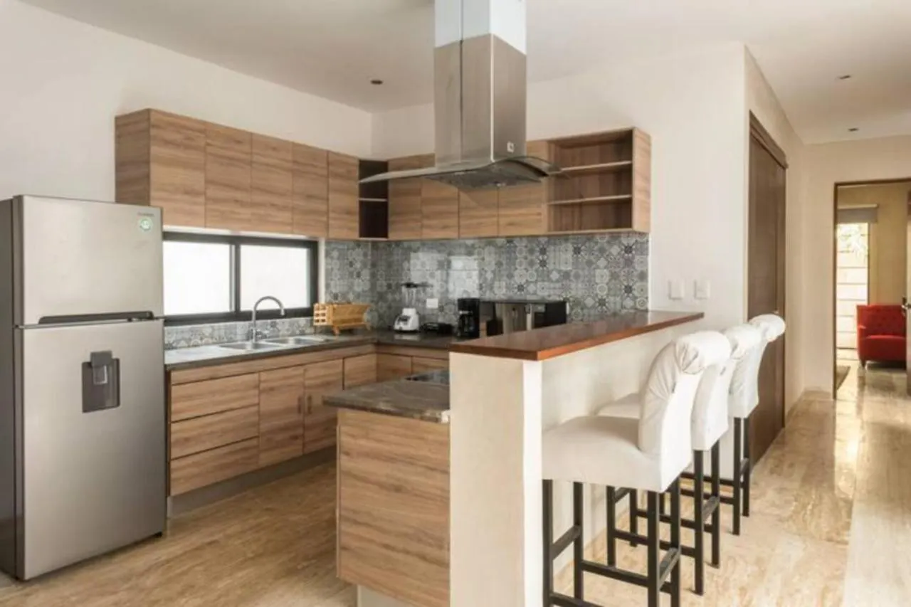 Beautiful & Central Apartment Mareas Gym Pool Tulum Holiday home