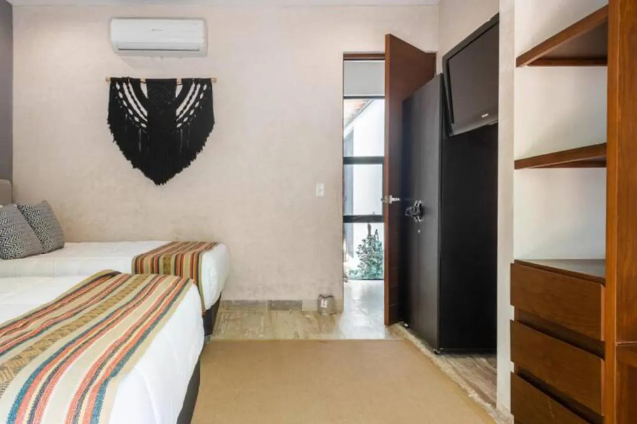 Beautiful & Central Apartment Mareas Gym Pool Tulum Holiday home